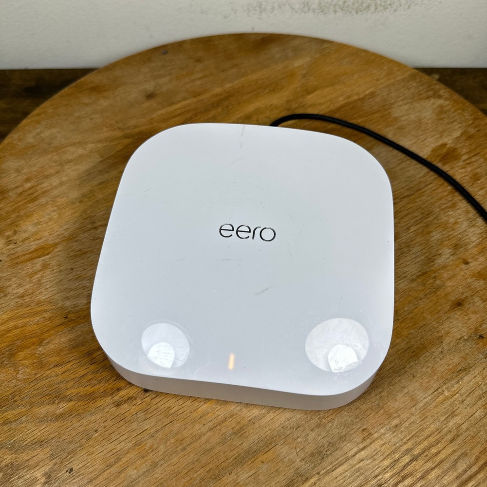 Eero Pro 6 Tri-Band Mesh Wi-Fi 6 Router White K010001 High Speed Internet
